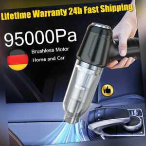 95000Pa Kabelloser Handstaubsauger Staubsauger Nass & Trocken Akku Für Auto Haus