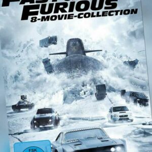 Fast & Furious 1+2+3+4+5+6+7+8 - Movie Collection # 8-DVD-BOX-NEU
