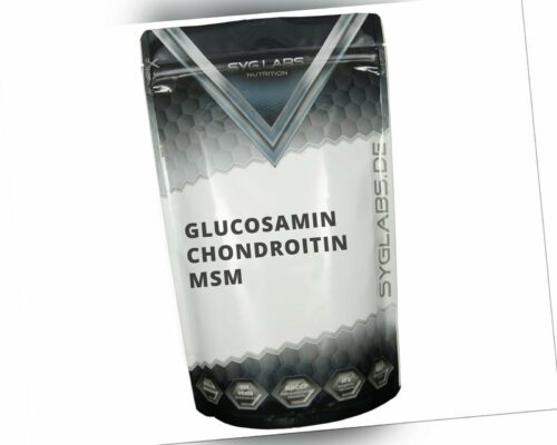 Syglabs Glucosamin Chondroitin MSM 750mg - 500 Tabletten Vitamin C