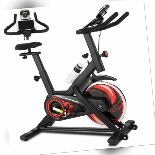 Heimtrainer Fahrrad Indoor Cycling Bike mit LCD-Monitor Fitnessbike bis 150 kg