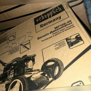 Scheppach MP150-46 (6in1) Benzin Rasenmäher 46cm Schnitt max. 2,6 kW Schwarz/Rot