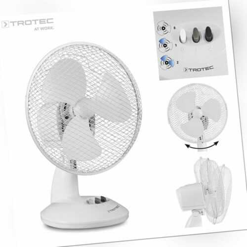 TROTEC Tischventilator TVE 9 | Luftkühler | Lüfter | Ventilator | Windmaschine