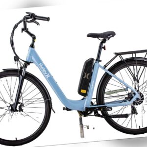 Hurley Laguna 28''E-Bike,36V 12,5Ah-Akku,250W hinter Motor,Shimano 7Gänge,Blau