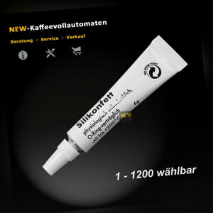 Silikonfett Hahnfett lebensmittelecht 6g Tube für O-Ringe im Kaffeevollautomat