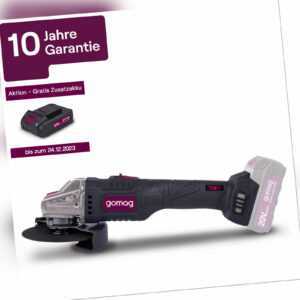 Gomag Akku-Winkelschleifer 20V GO-WS125 | Scheiben-Ø 125 mm | 2500 – 10000 min-¹