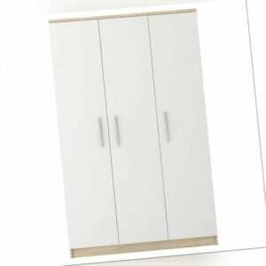 Schrank Drehtürenschrank Kleiderschrank Mehrzweckschrank 3Türig 120cm - MEGA 19