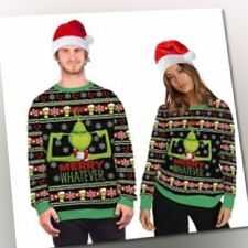 unisex Christmas Funny Sweater Grinch Christmas Sweater Langarm Sweatshirt gifts