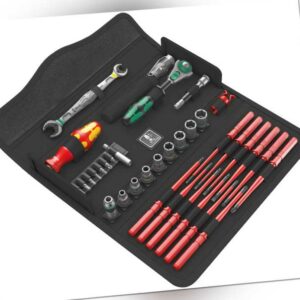 Wera Kraftform Kompakt W1 Wartung Werkzeugset 35-teilig Montageset mit Tasche