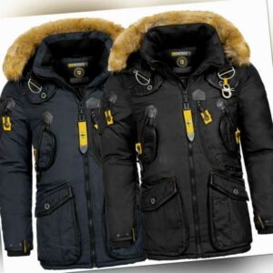 Geographical Norway Herren Winter Jacke FVSB Parka Outdoor Mantel Luxus AGAROS