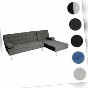 Schlafsofa HWC-K22, Couch Ecksofa Sofa, Liegefläche links/rechts Schlaffunktion