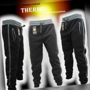 Thermo-Hose Herren Sporthose Jogging Training Freizeithose Winter Mod.6249#