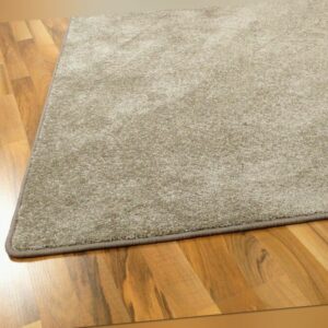 Hochflor Velours Teppich Triumph Taupe in 24 Größen