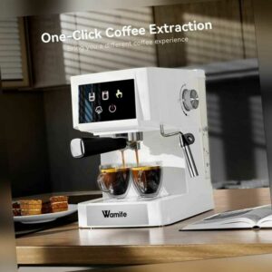 Espressomaschine Multifunktionale 15 Bar Kaffeemaschine Kaffeemühle Cappuccino