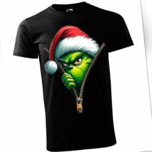 Grinch Last Christmas Weihnachten Anti Hate T-Shirt