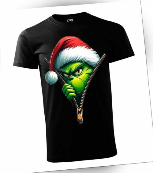 Grinch Last Christmas Weihnachten Anti Hate T-Shirt