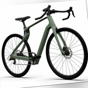 Superstrata E: Unibody Carbon E-Gravel Bike, moosgrün, fabrikneu, orig. verpackt
