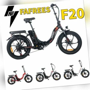 Fafrees Klapprad Elektrofahrrad 20 Zoll  E-Bike 250W Shimano Pedelec e Citybike