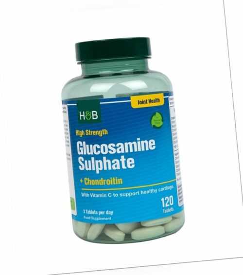 Holland & Barett Hochfestes Glucosaminsulfat 120 Tabletten