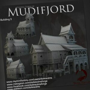 Mudifjord Building 3 Herr der Ringe Tabletop Warhammer Fantasy 28-32mm Scale
