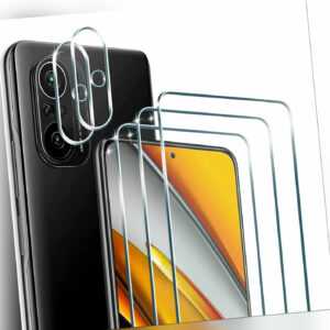 Schutzglas Glasfolie für Xiaomi Poco F3 Display Schutz Panzerfolie Kamera Linse