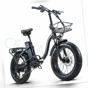20 Zoll Klappbar Elektrofahrrad 48V15AH E-Bike Faltbike 800W E-Fahrrad Pedelec