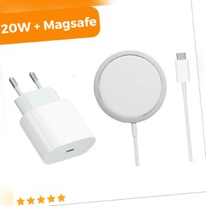 Ladegerät Ladekabel für Apple iPhone 15 14 13 12 11 Schnell Netzteil 20W für Mag