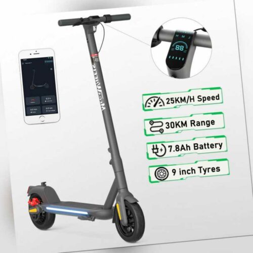 E-Roller Elektro Roller E-Scooter Elektroroller Erwachsene Sicheres Reiten + APP