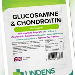 Glucosamin & Chondroitin 500mg/400mg 4er-pack 240 Kapseln