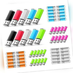 USB Stick 2.0 5er 10er Pack Speicher Flashdrive 1GB 2GB 4GB 8GB 16GB 32GB 64GB