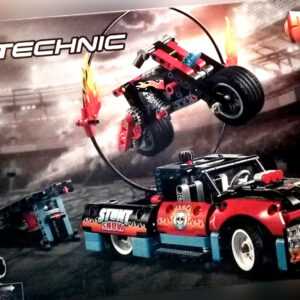 LEGO Technik 42106 Stunt Show mit Truck u. Motorrad Spielwaren Set  NEU und OVP