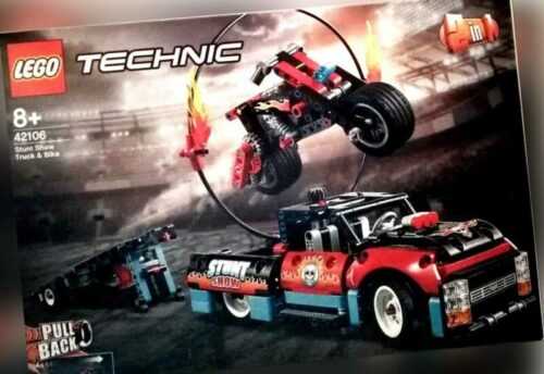 LEGO Technik 42106 Stunt Show mit Truck u. Motorrad Spielwaren Set  NEU und OVP