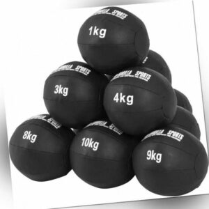 GORILLA SPORTS® Medizinball 29cm Fitnessball Gewichtsball Slamball Gymnastikball