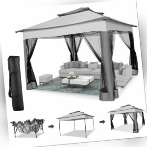 3x3/3,3x3,3m Faltpavillon Pavillon Faltzelt Gartenpavillon Partyzelt Wasserdicht