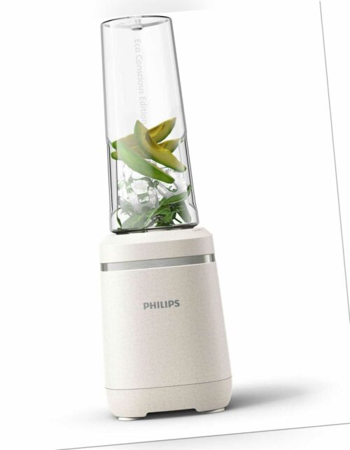 Philips Eco Standmixer aus recyceltem Material, 0.6 L, Weiß (HR2500/00)