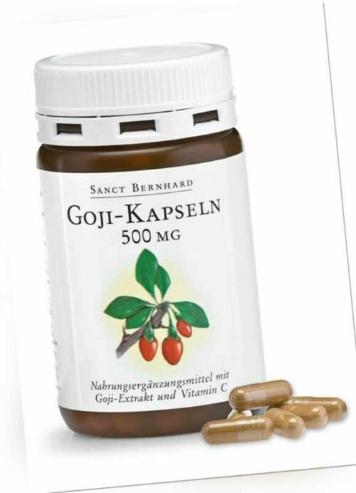 Sanct Bernhard Goji-Kapseln 500 mg - 90 Kapseln (23,28 EUR/100 g)