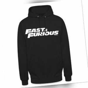 Fast and Furious klassisches Logo weiß Unisex Hoodie