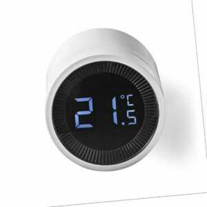Nedis Thermostat ZBHTR10WT Zigbee 3.0 | Batteriebetrieben | LCD-Anzeige | Androi