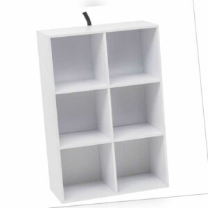 Bücherschrank Bücherregal Aktenregal Büroregal Standregal 3 Stufen Weiß SK002ws3