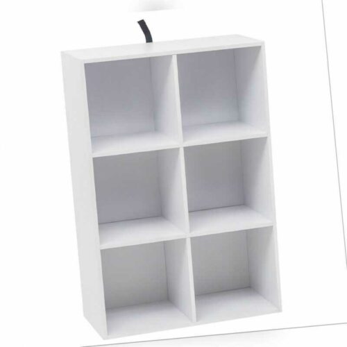 Bücherschrank Bücherregal Aktenregal Büroregal Standregal 3 Stufen Weiß SK002ws3