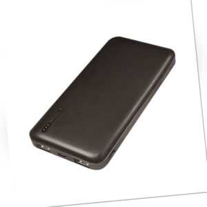 LogiLink Powerbank - 10000 mAh, 12 Watt, 2.4 A, Fast Charge schwarz