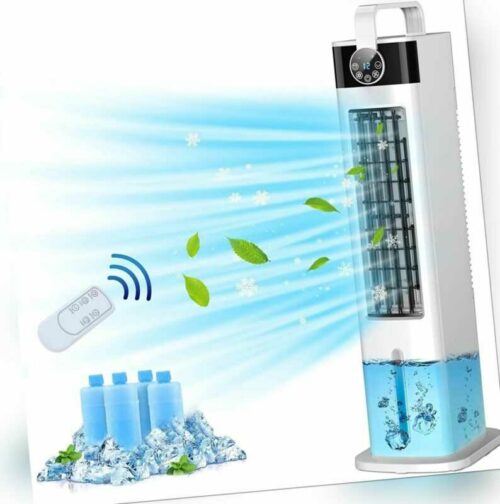 Mobile Klimaanlage Luftkühler mit Wasserkühlung Oszillierend Klimagerät Leise