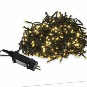 180 LED Lichterkette für Innen Außen Garten Weihnachts Beleuchtung Deko IP44 23m