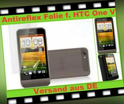 3x Anti reflex Display Schutz folie für HTC One V Handy matt SCREEN PROTECTOR