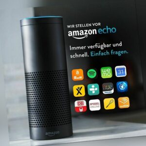 Amazon Echo (1. Generation) Sprachgesteuerter Smart Assistant - Schwarz