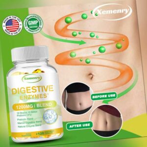 Digestive Enzymes - Mit Probiotika und Präbiotika -Blähungen lindern und Blähung