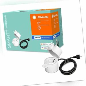 Ledvance Smart+ Plug Steckdose außen IP44 Weiß App Google Alexa Apple Bluetooth