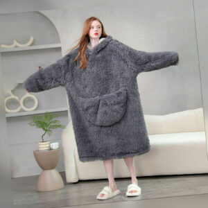 Sherpa Hoodie Decke Oversize Pullover für Damen - Winter Warm XXL