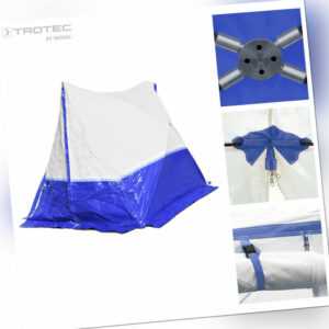 TROTEC Arbeitszelt 180 TE Blau Bauzelt Schutzzelt Windschutz Regenschutz