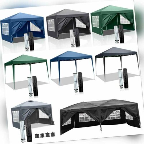 Pavillon 2x2M /3x3M /3x6M Faltpavillon Pop Up Partyzelt Gartenzelt UV Schutz