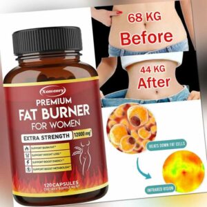 Premium Fat Burner for Women - Abnehmen, Appetit Unterdrücken, Entgiftung